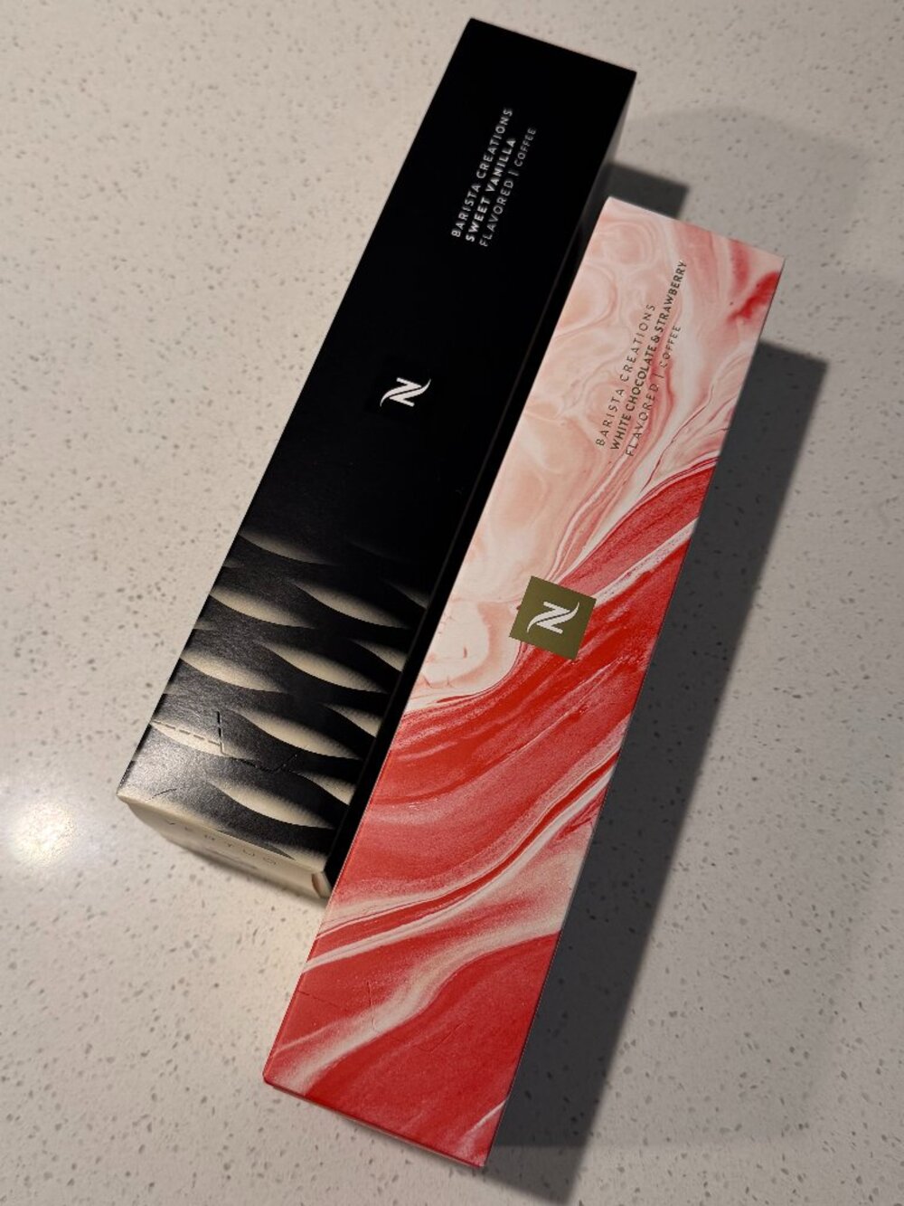 Nespresso Vertuo White Chocolate Strawberry & Sweet Vanilla Barista Creations